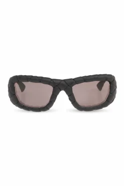Bottega Veneta BLACK Intrecciato sunglasses