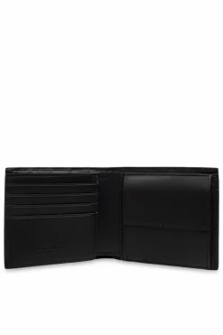 Bottega Veneta BLACK Leather Folding Wallet