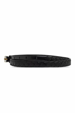 Bottega Veneta BLACK Leather belt