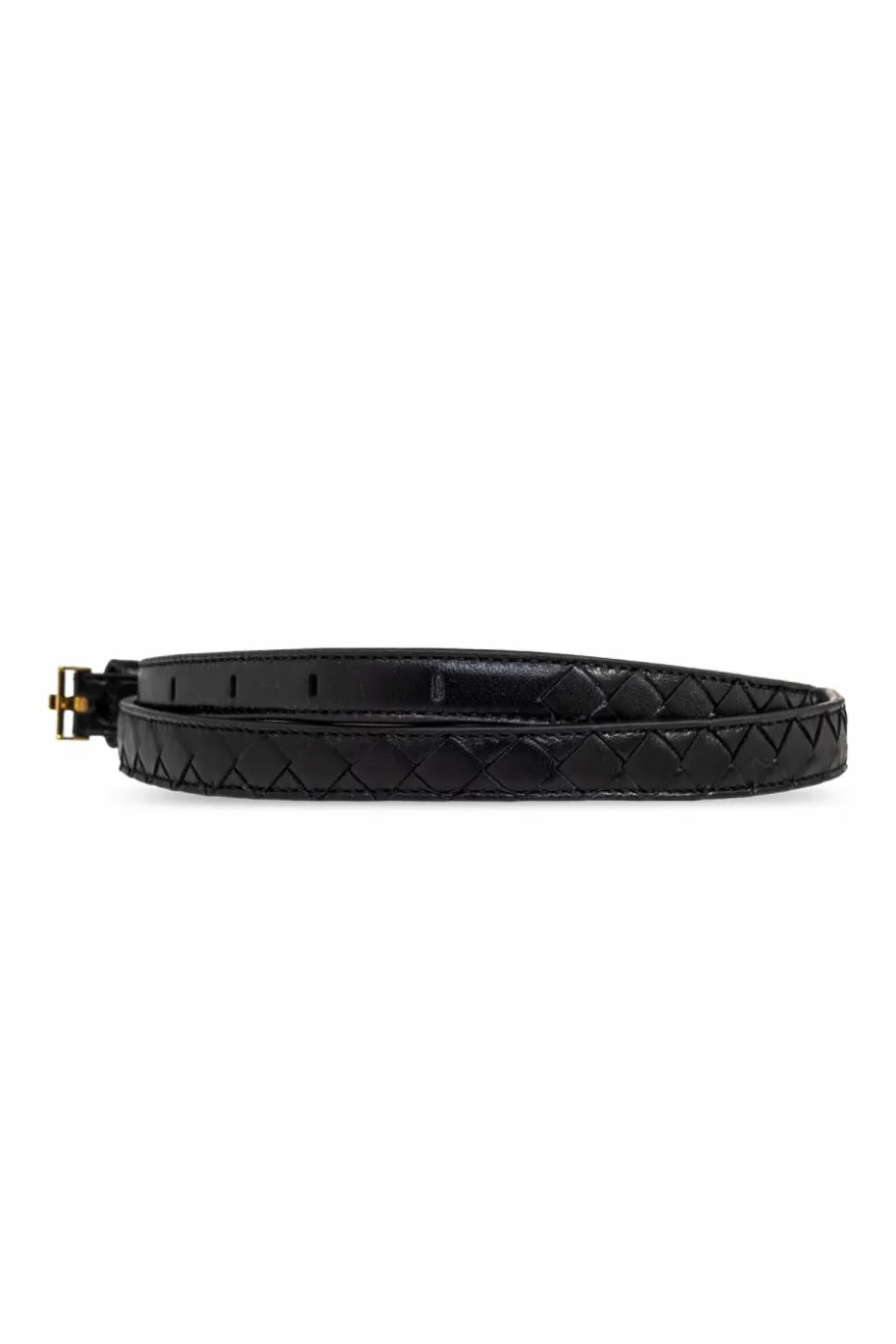 Bottega Veneta BLACK Leather belt