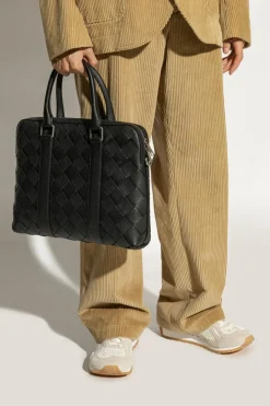 Bottega Veneta BLACK Leather briefcase
