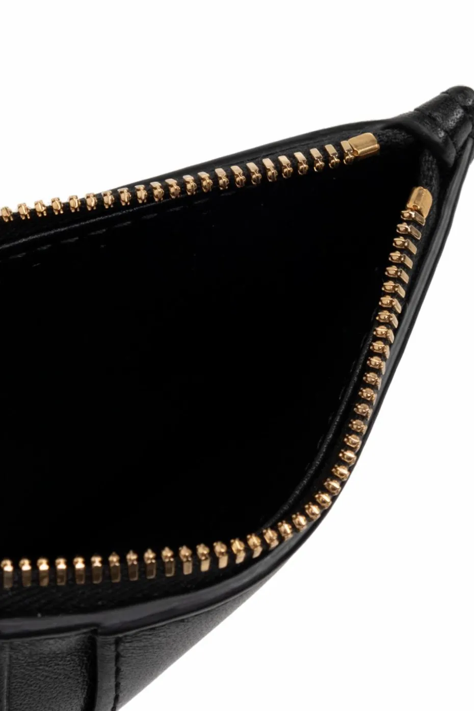 Bottega Veneta BLACK Leather card case