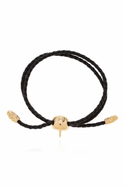 Bottega Veneta BLACK Leather bracelet