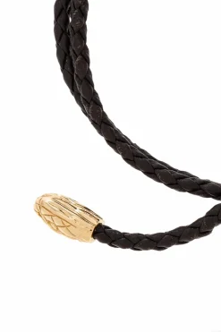Bottega Veneta BLACK Leather bracelet