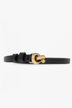 Bottega Veneta BLACK Leather belt