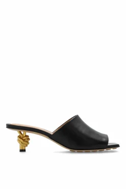 Bottega Veneta BLACK Leather mules