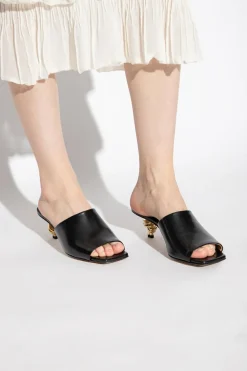 Bottega Veneta BLACK Leather mules