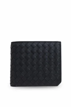 Bottega Veneta BLACK Leather Wallet