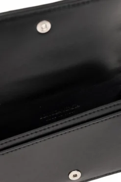 Bottega Veneta BLACK Leather card case