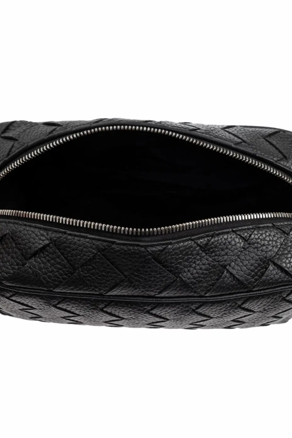 Bottega Veneta BLACK Leather toiletry bag