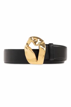 Bottega Veneta BLACK Leather belt