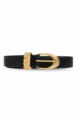 Bottega Veneta BLACK Leather belt