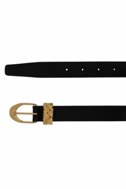 Bottega Veneta BLACK Leather belt