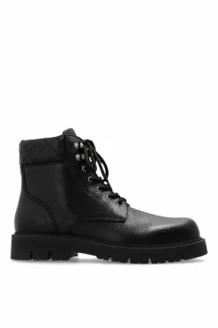 Bottega Veneta BLACK Leather shoes `Haddock`