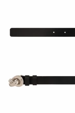 Bottega Veneta BLACK Leather belt