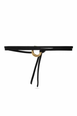 Bottega Veneta BLACK Leather Belt