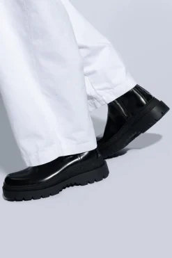 Bottega Veneta BLACK Leather ankle boots