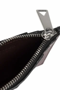 Bottega Veneta BLACK Leather card holder