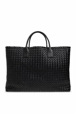 Bottega Veneta BLACK Leather bag Maxi Cabat