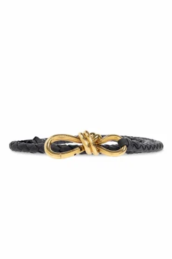 Bottega Veneta BLACK Leather belt