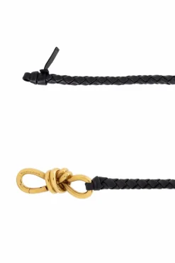 Bottega Veneta BLACK Leather belt