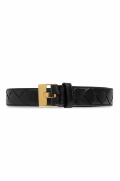 Bottega Veneta BLACK Leather belt