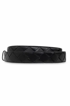 Bottega Veneta BLACK Leather belt