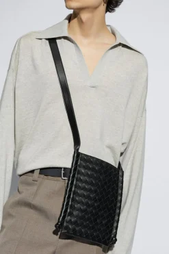 Bottega Veneta BLACK ‘Loop Small’ shoulder bag