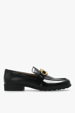 Bottega Veneta BLACK ‘Monsieur’ leather loafers