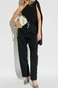 Bottega Veneta BLACK Pants with belt