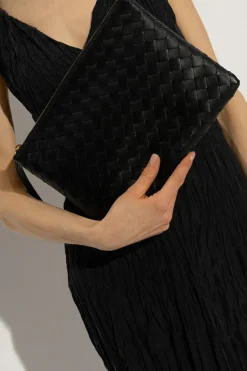 Bottega Veneta BLACK ‘Pouch Small’ clutch