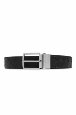 Bottega Veneta BLACK Reversible belt