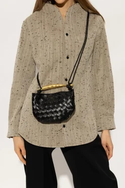 Bottega Veneta BLACK ‘Sardine Mini’ shoulder bag