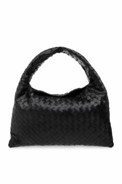 Bottega Veneta BLACK Small Hop Shoulder Bag