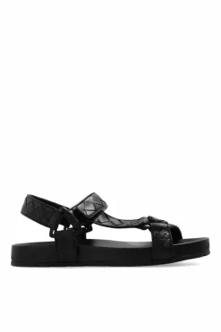 Bottega Veneta BLACK āTripā sandals