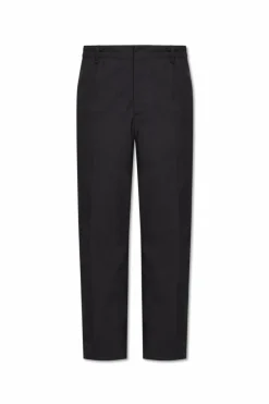 Bottega Veneta BLACK Wool pleated trousers