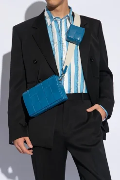 Bottega Veneta BLUE ‘Cassette Medium’ shoulder bag