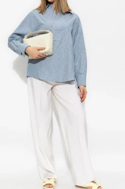 Bottega Veneta BLUE Collared shirt