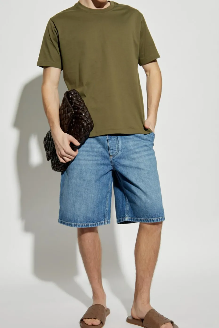 Bottega Veneta BLUE Denim shorts
