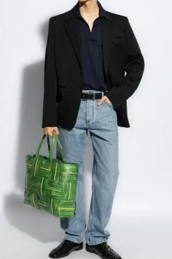 Bottega Veneta BLUE Straight-leg jeans