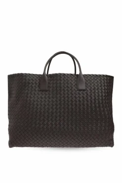 Bottega Veneta BROWN ‘Cabat Maxi’ shopper bag