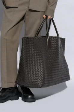 Bottega Veneta BROWN ‘Cabat Maxi’ shopper bag