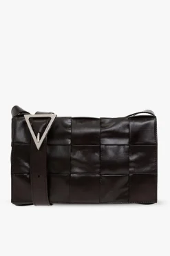 Bottega Veneta BROWN ‘Cassette Small’ shoulder bag