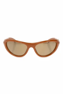 Bottega Veneta BROWN ‘Curve Sporty’ sunglasses