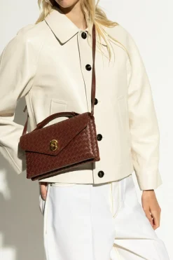 Bottega Veneta BROWN Handbag `Knot Lock`