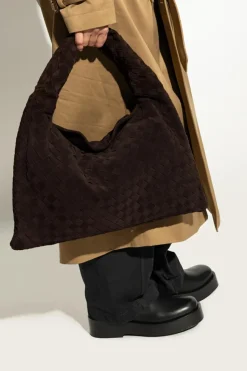 Bottega Veneta BROWN Handbag Hop Small