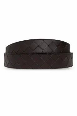 Bottega Veneta BROWN Intrecciato belt