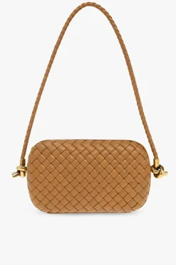 Bottega Veneta BROWN ‘Knot Small’ shoulder bag