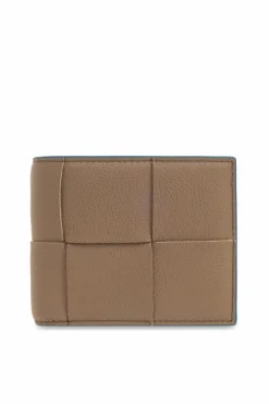 Bottega Veneta BROWN Leather folding wallet