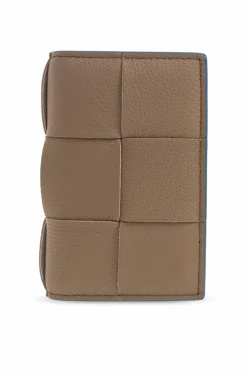 Bottega Veneta BROWN Leather card holder